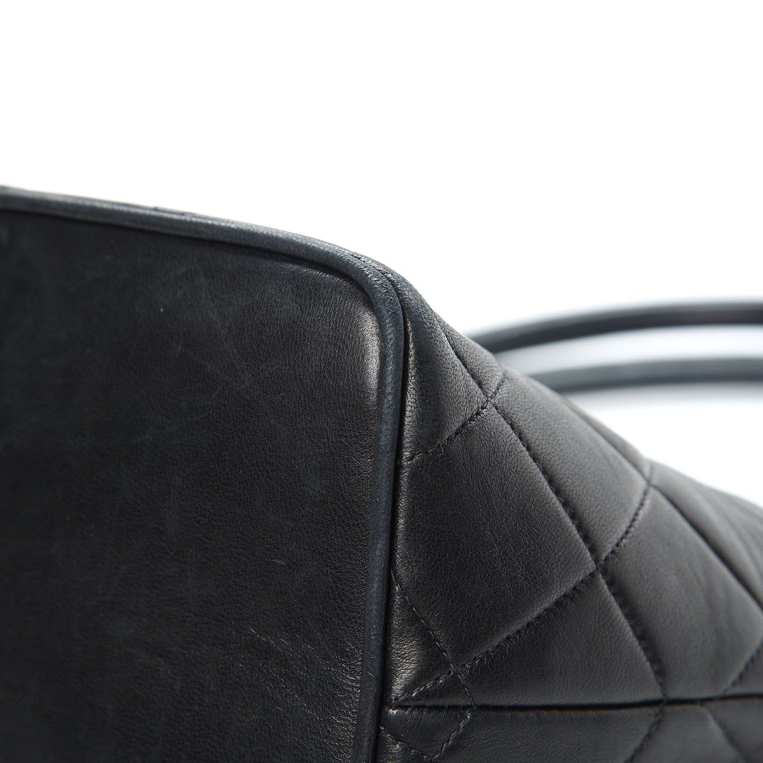 Chanel Lambskin Quilted Medallion Tote Black 16 of 20