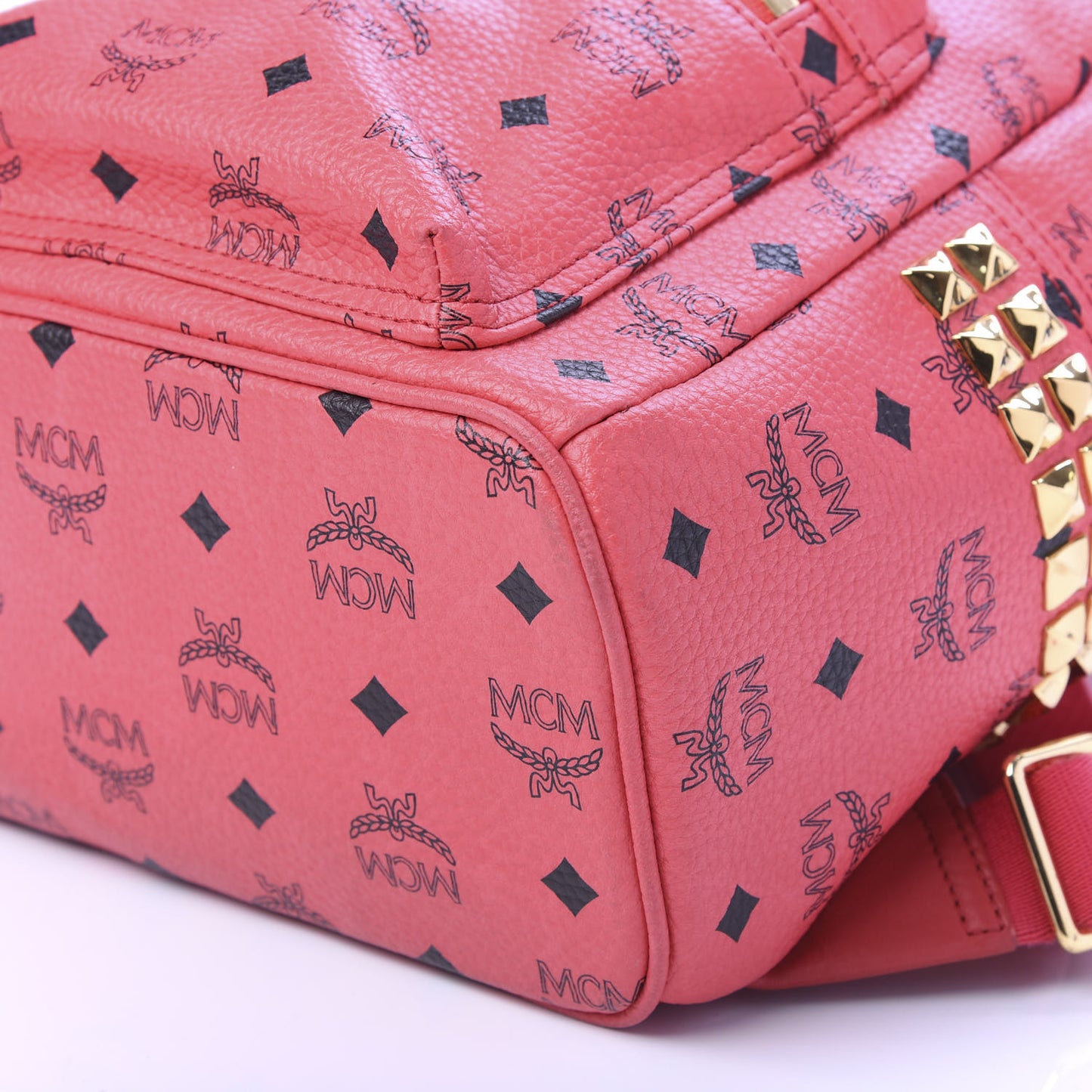 Visetos Small Side Stud Stark Backpack Corail
