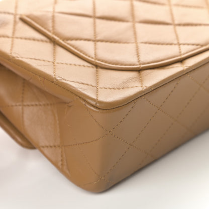 Chanel Lambskin Quilted Small Double Flap Beige 13 of 22