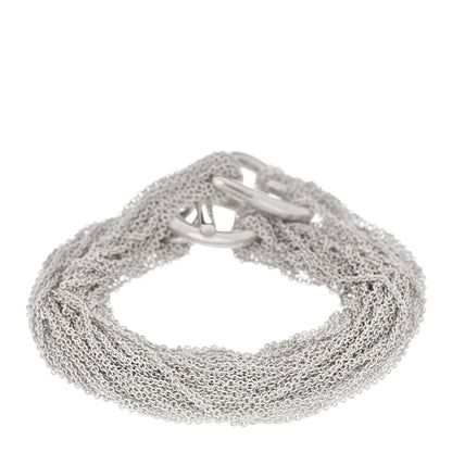 Tiffany Sterling Silver Heart Mesh Necklace 2 of 3