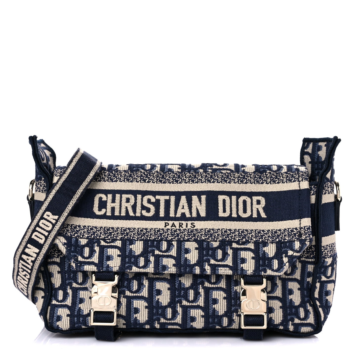 Oblique Small Diorcamp Messenger Blue