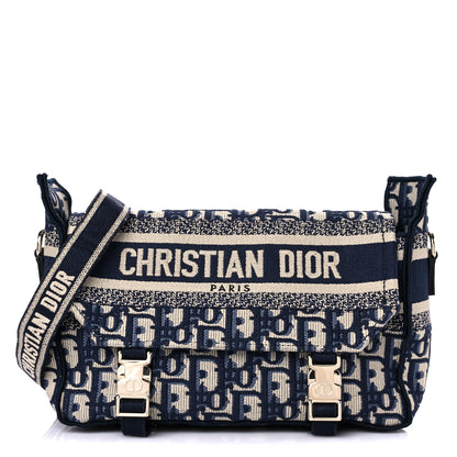 Christian Dior Oblique Small Diorcamp Messenger Blue 1 of 7