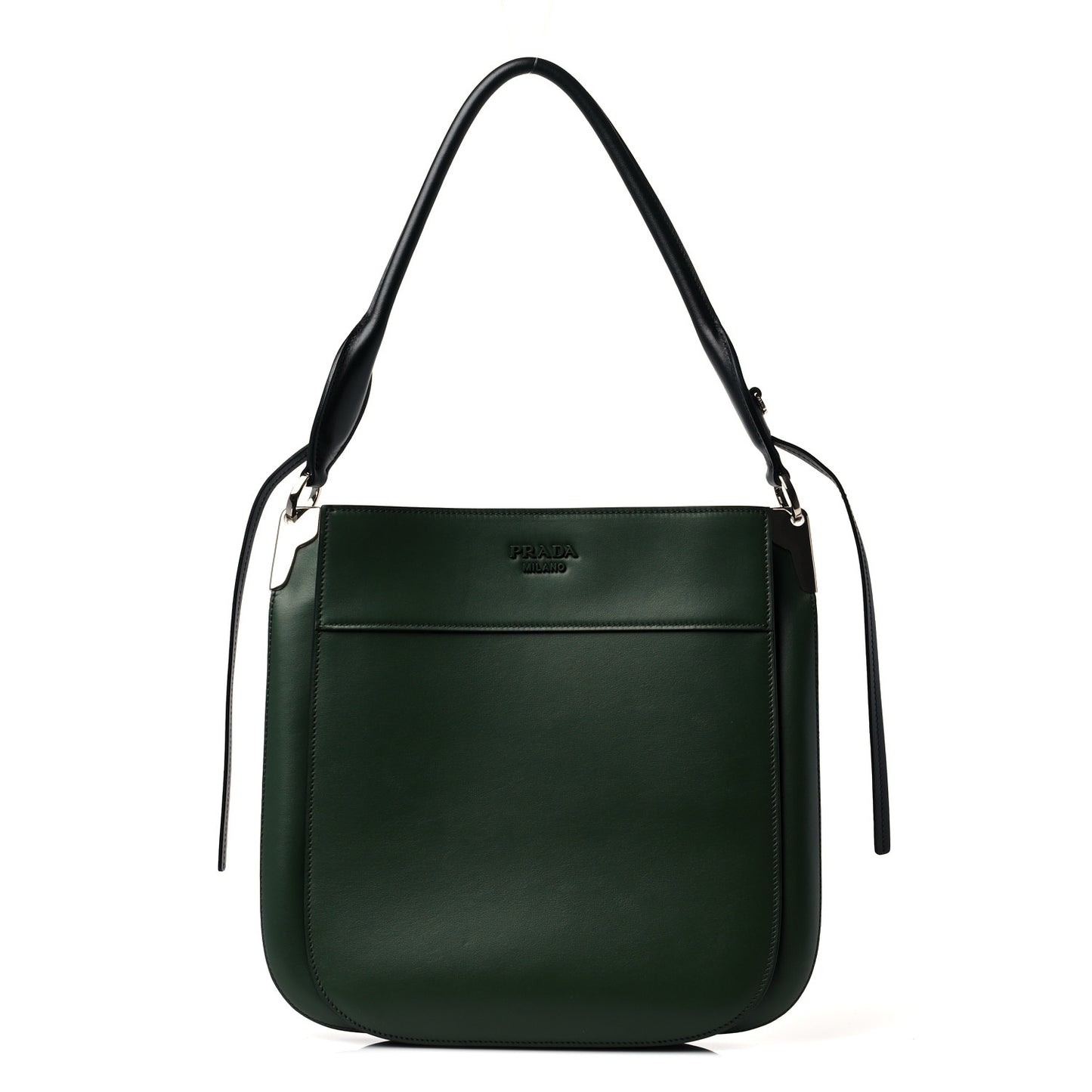 City Calfskin Small Margit Bag Foresta Black