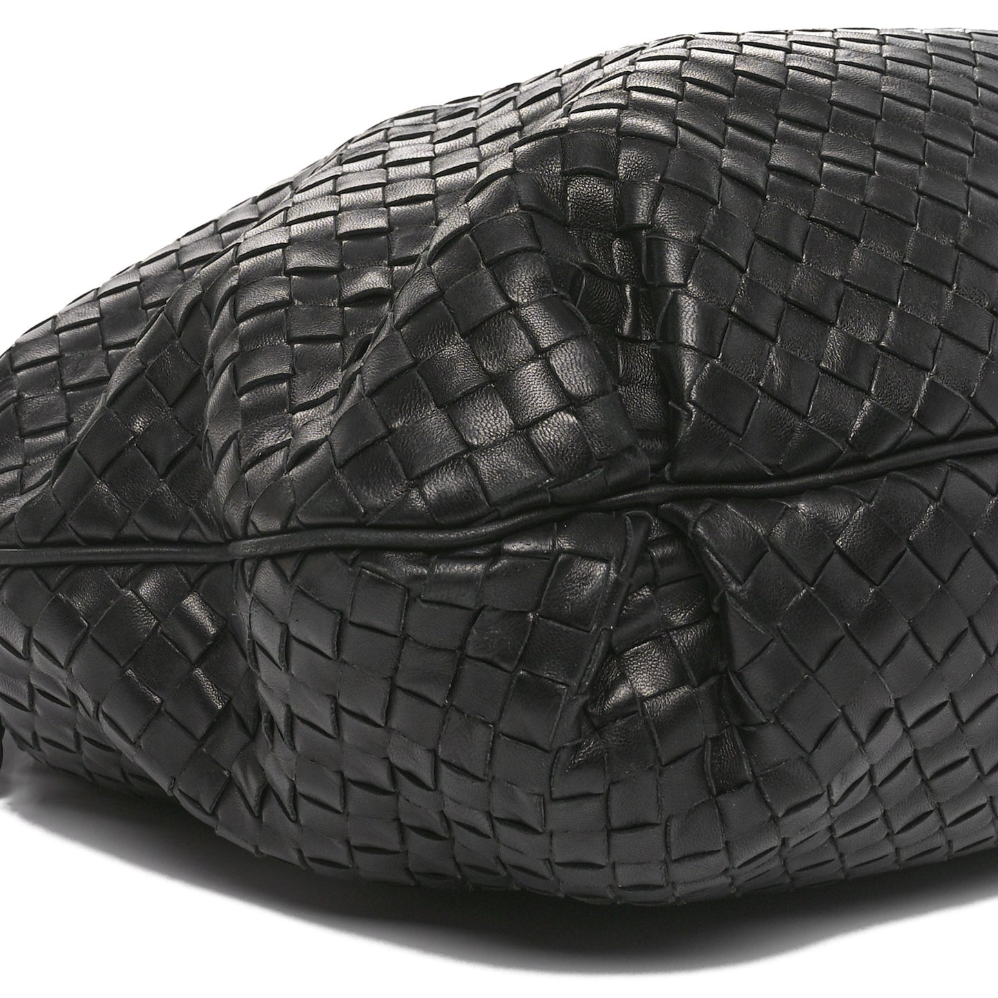 Nappa Intrecciato Frame Tote Black