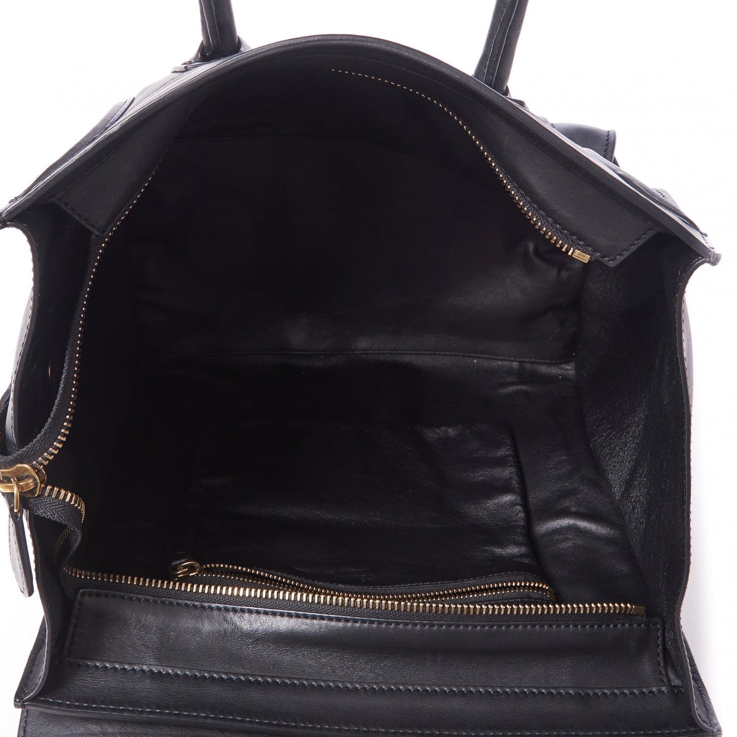 Smooth Calfskin Mini Luggage Black