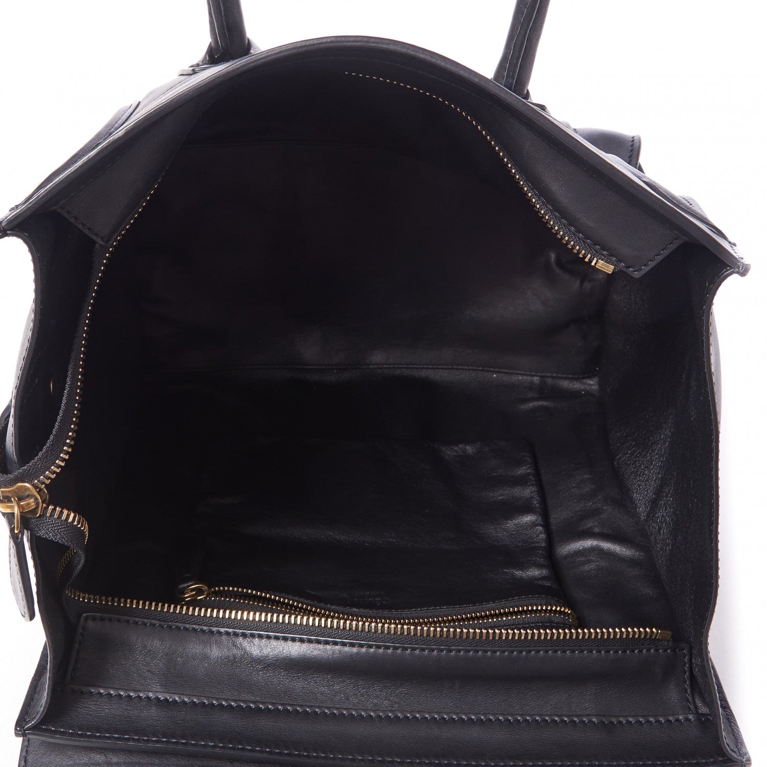Celine Smooth Calfskin Mini Luggage Black 4 of 7