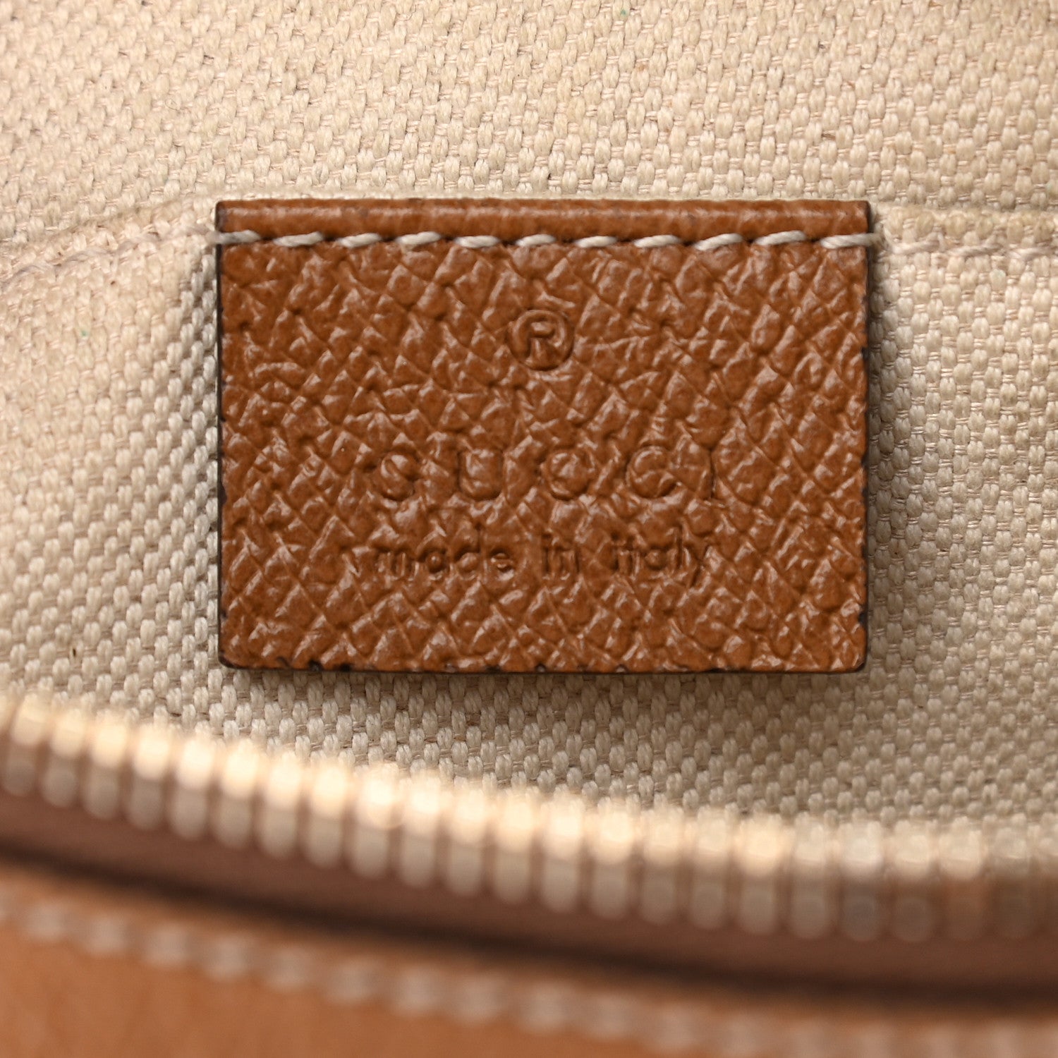 Gucci Monogram Mini Bree Messenger Bag Beige Tabacco 6 of 10