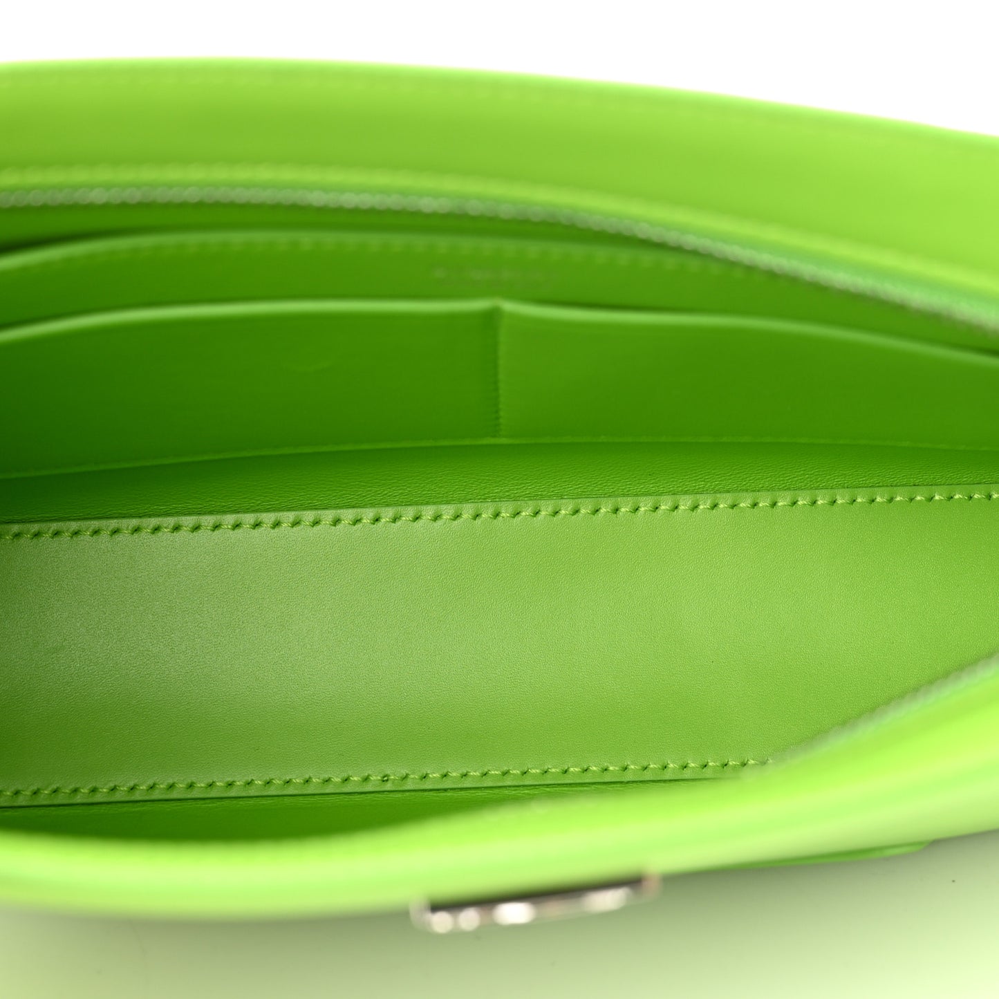Smooth Calfskin Medium TB Shoulder Bag Brilliant Green
