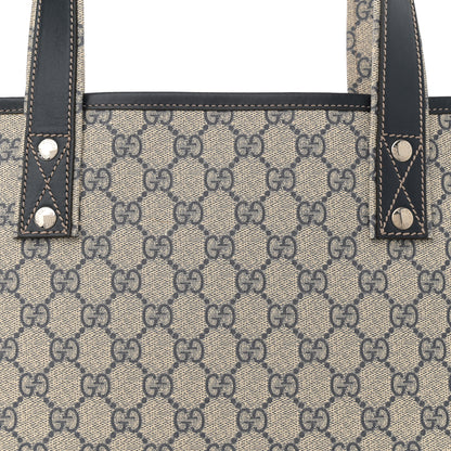 Gucci GG Plus Monogram Medium Signature Web Loop Tote Navy 8 of 11