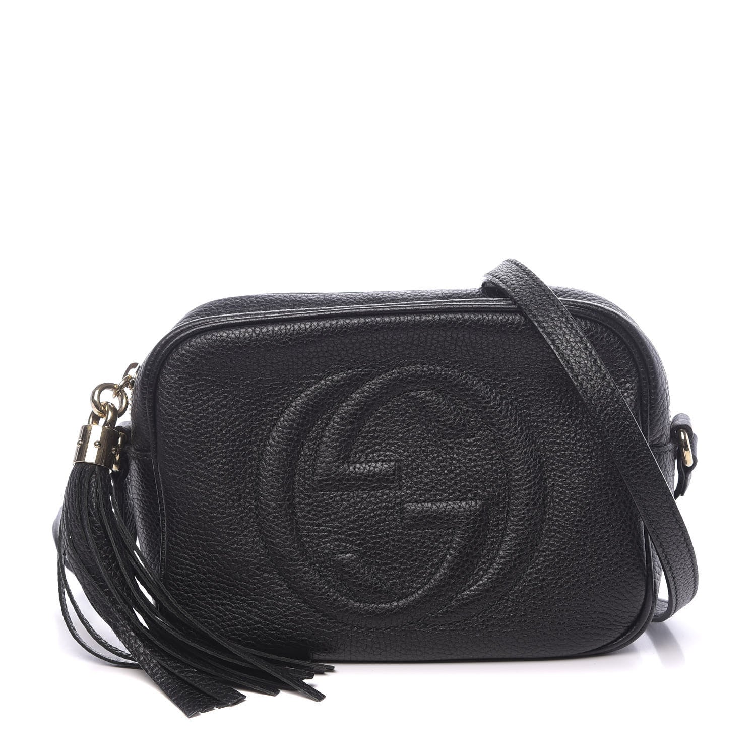 Gucci Pebbled Calfskin Small Soho Disco Bag Black 1 of 13