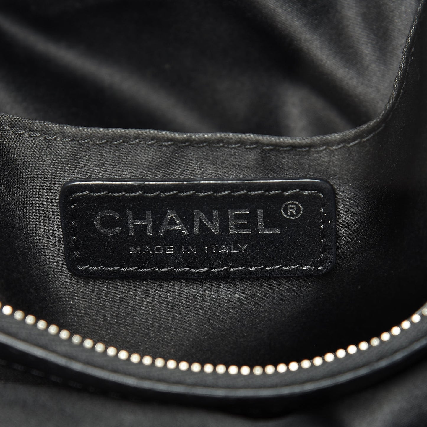 Calfskin Quilted Large Chic and Soft Shopping Tote Black