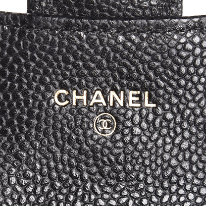 Chanel Caviar Quilted Flap Card Holder Black 6 of 8