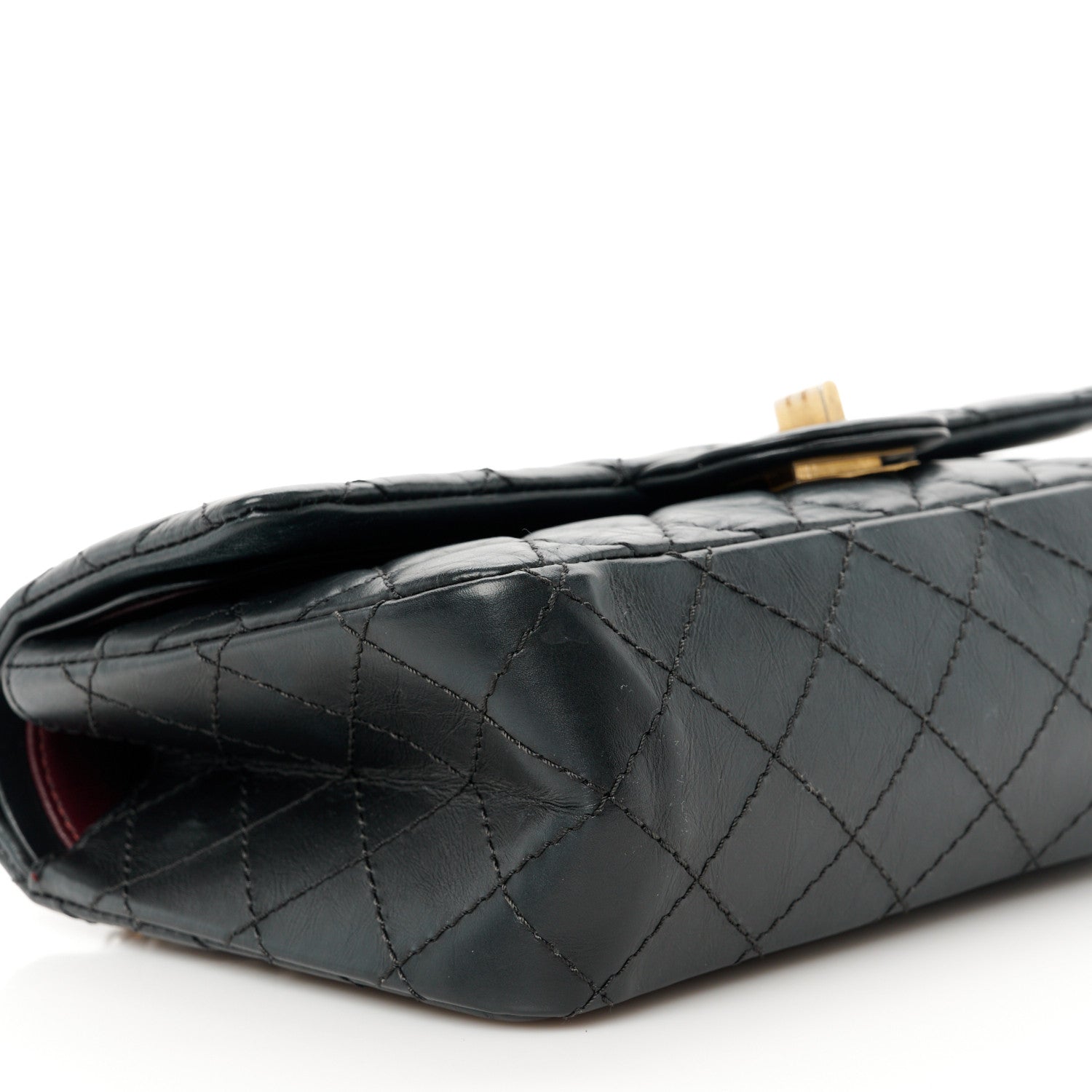 Chanel Aged Calfskin Quilted 2.55 Reissue 225 Flap Black 11 of 13
