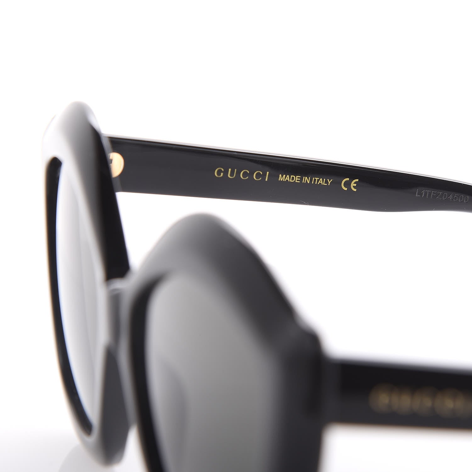 Gucci Cat Eye GG0117S Sunglasses Black 3 of 6