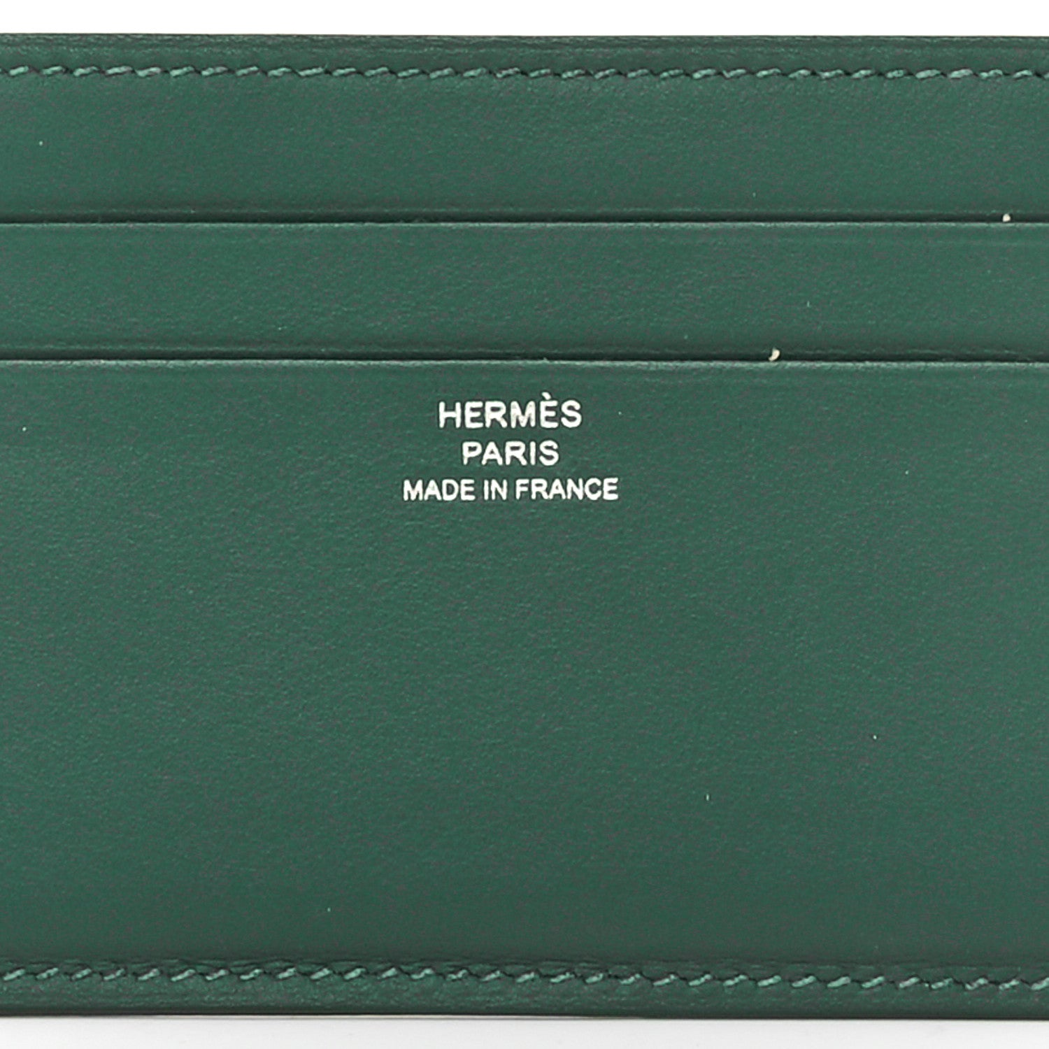 Hermes Swift Citizen Twill Card Case Vert Moyen Bleu Riviera Vert Vertigo 6 of 8