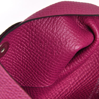 Hermes Epsom Calvi Card Case Rose Pourpre 7 of 7