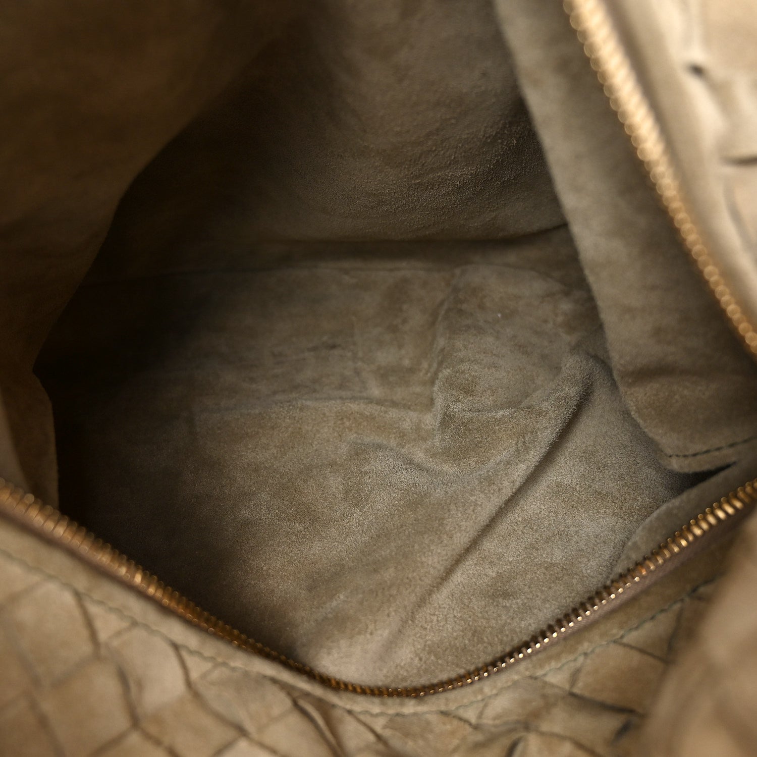 Bottega Veneta Suede Calfskin Intrecciato Teen Jodie Hobo Beige 5 of 10