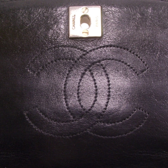 Lambskin CC Flap Chain Bag Black