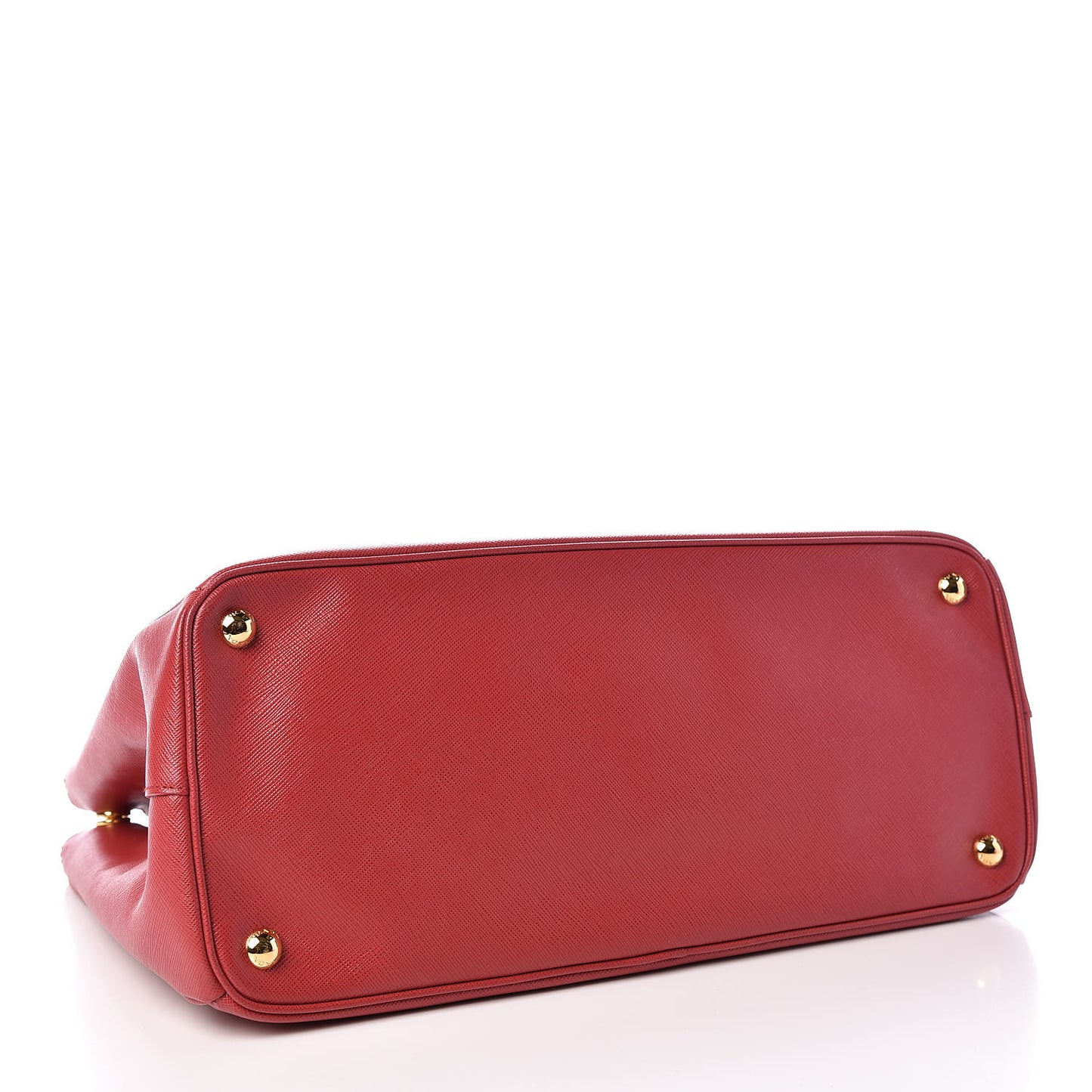 Saffiano Large Galleria Double Zip Tote Fuoco