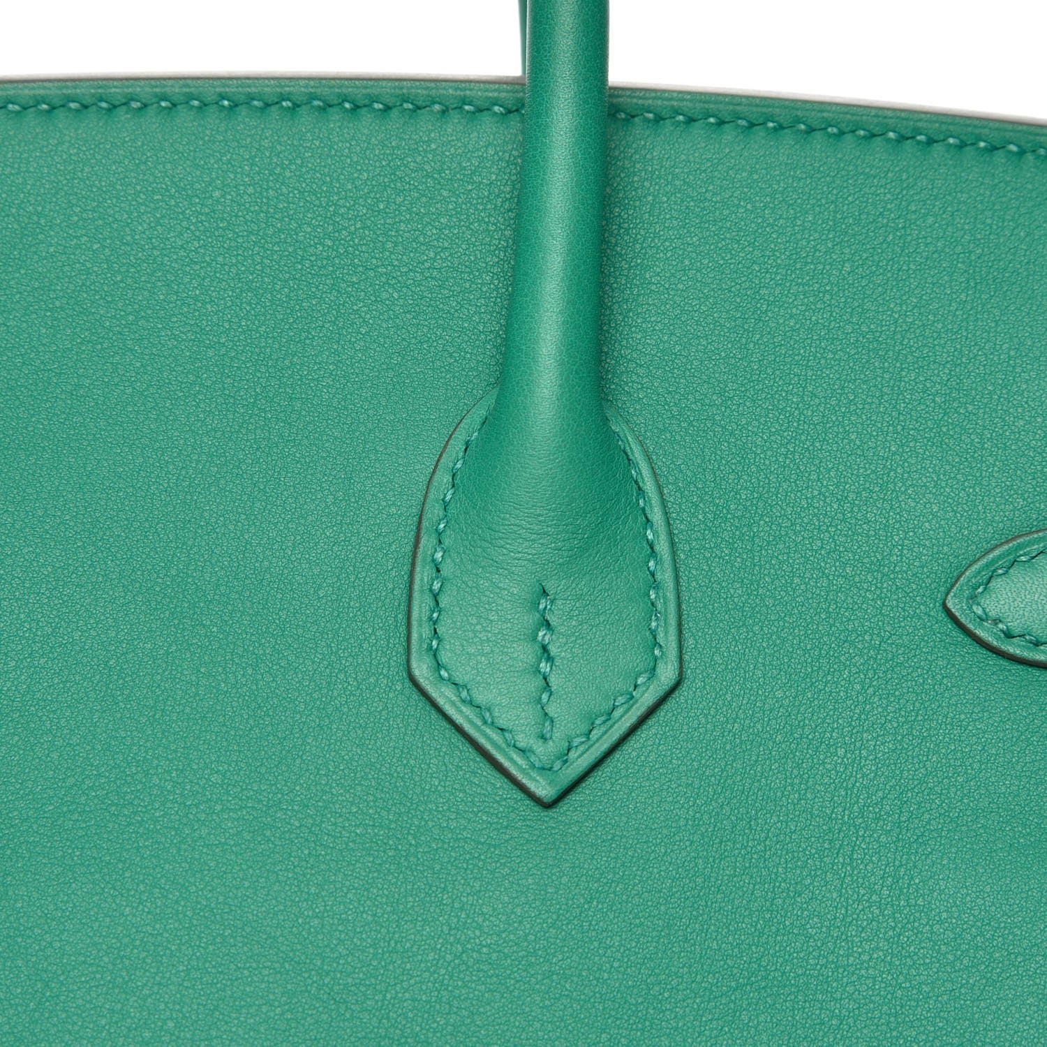 Hermes Swift Birkin 25 Vert Vertigo 9 of 32