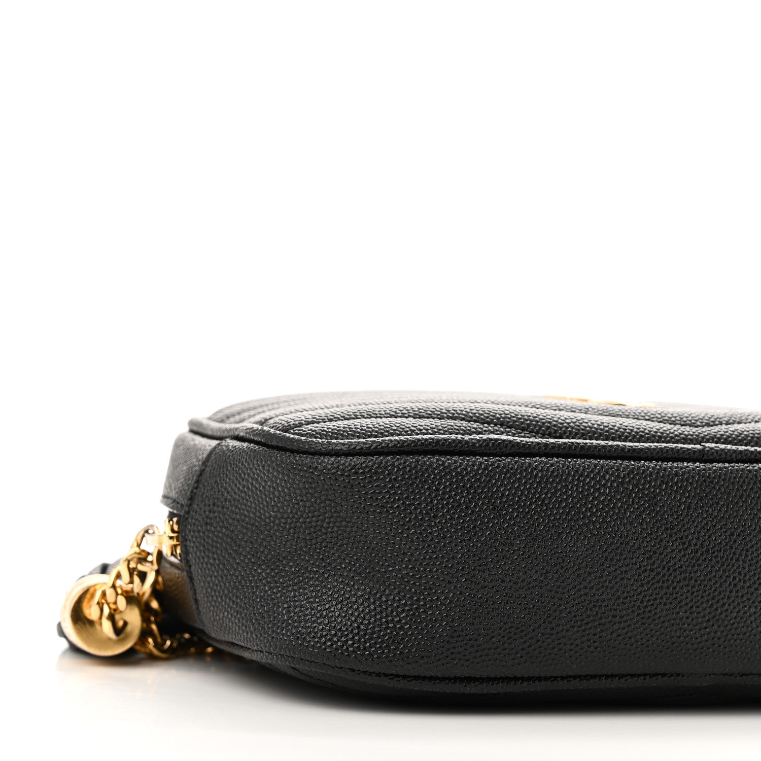 Saint Laurent Grain De Poudre Matelasse Monogram Mini Lou Camera Bag Black 8 of 10