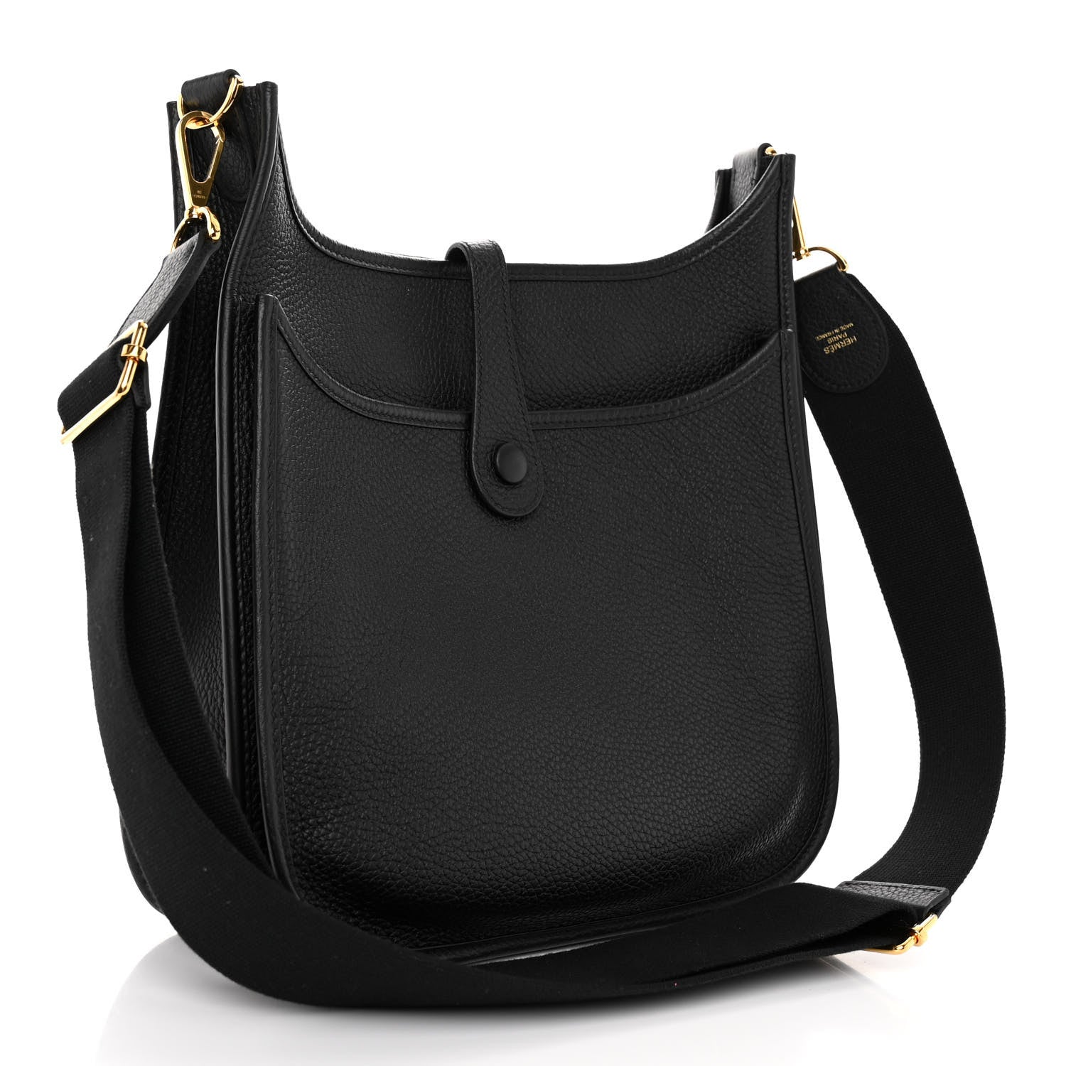 Hermes Taurillon Clemence Evelyne III PM Black 3 of 10