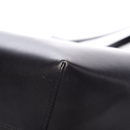Mansur Gavriel Calfskin Large Shopping Tote Black Flamma 21 of 24