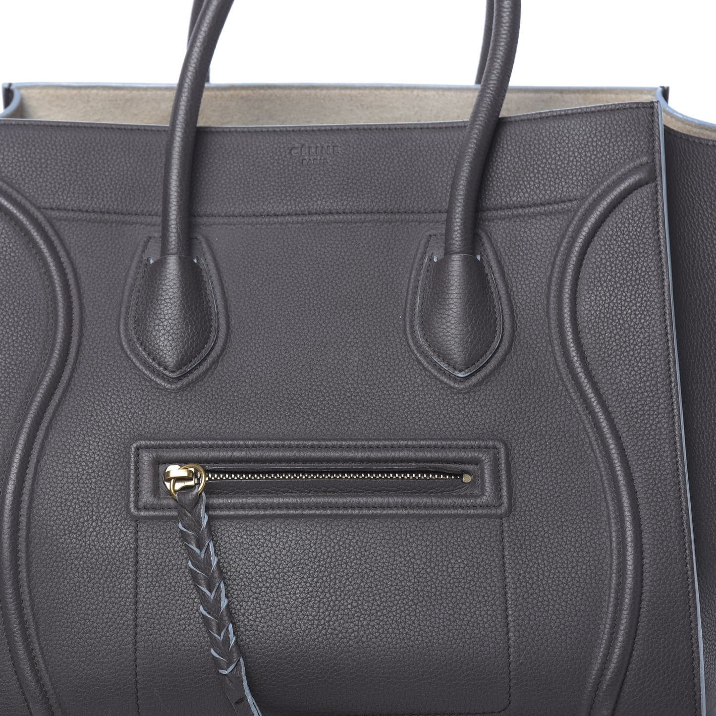 Baby Grained Calfskin Medium Phantom Luggage Anthracite