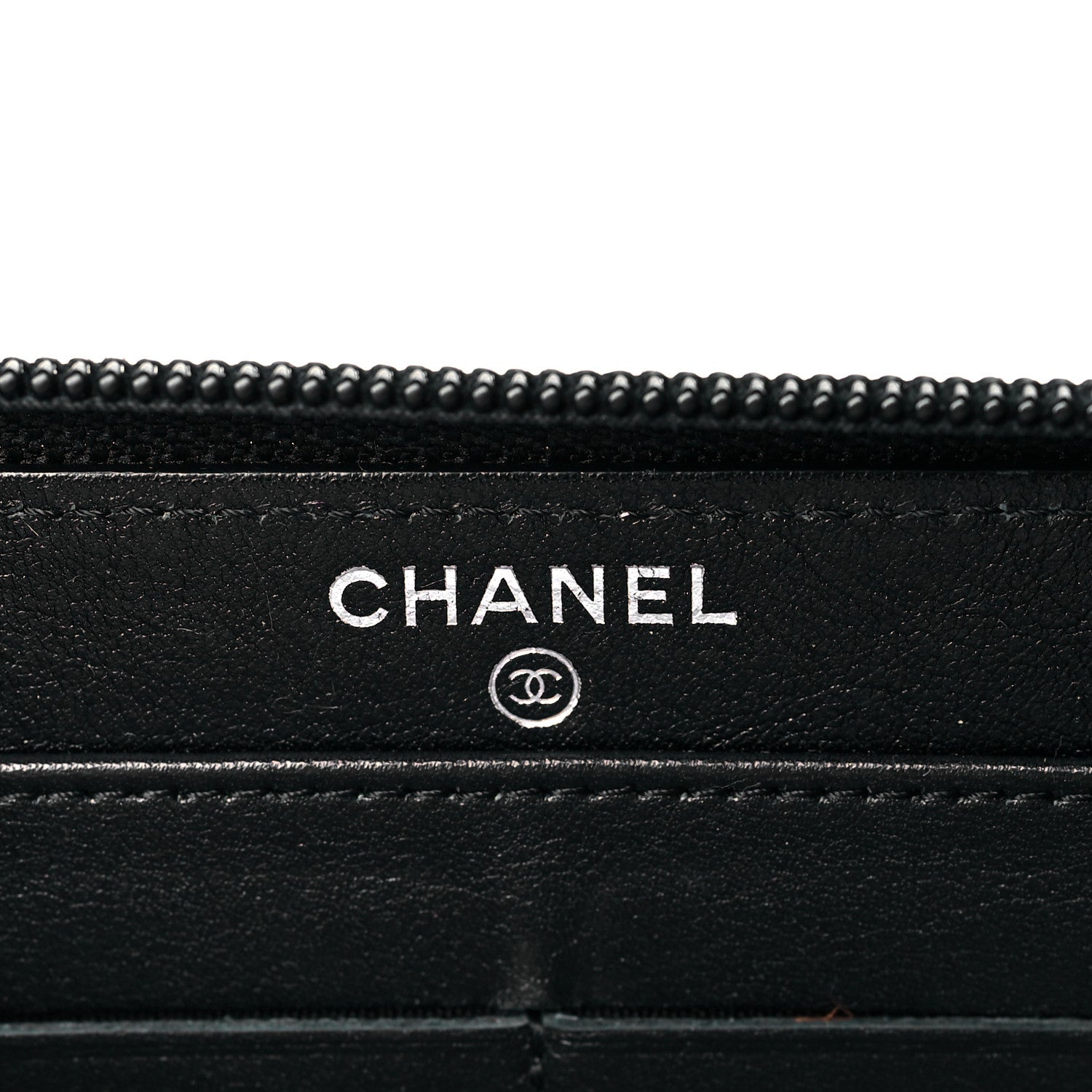 Chanel Caviar Large Timeless CC Zip Around Wallet Black 6 of 9