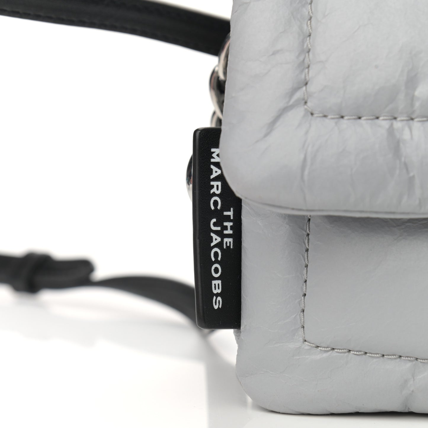 Lambskin The Pillow Bag Light Grey