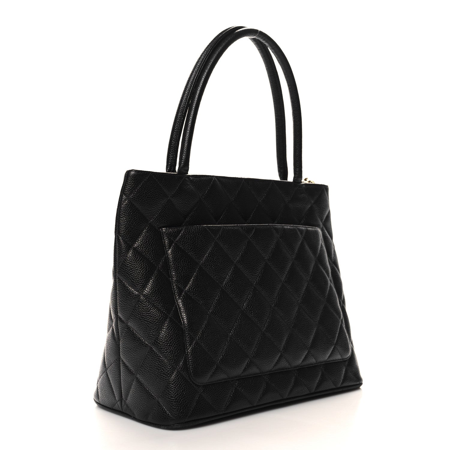 Chanel Caviar Quilted Medallion Tote Black 3 of 12