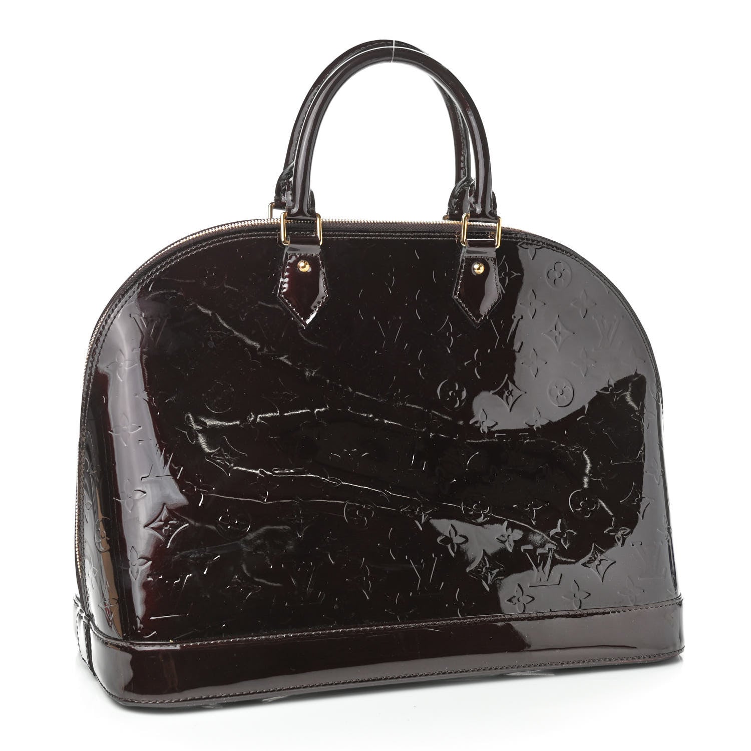 Louis Vuitton Vernis Alma GM Amarante 3 of 9