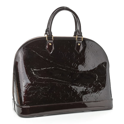Louis Vuitton Vernis Alma GM Amarante 3 of 9