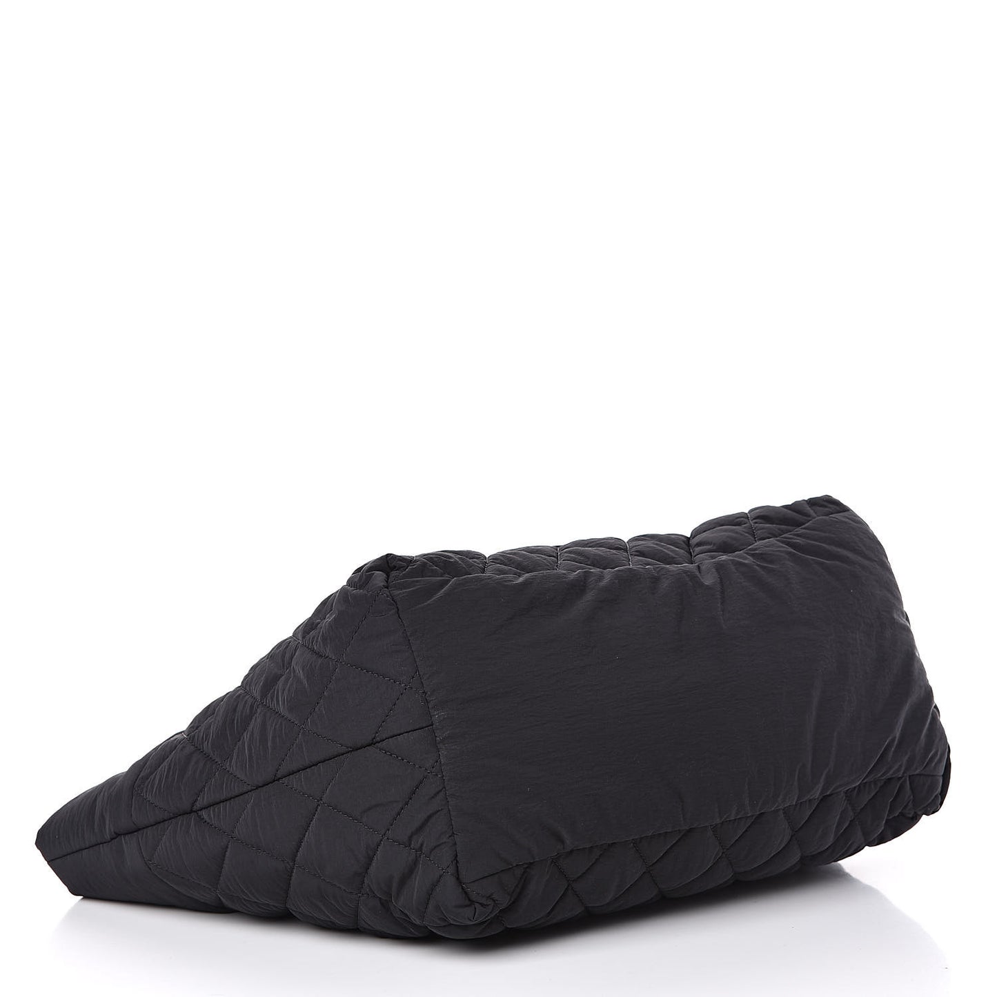 Nylon Quilted Coco Cocoon Bowler Black