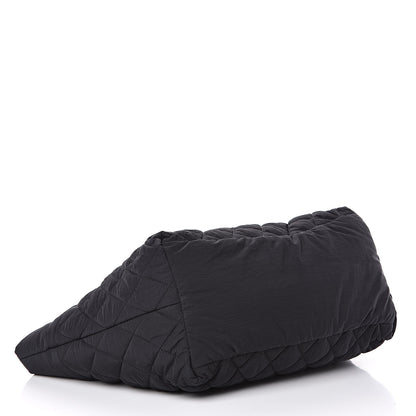 Chanel Nylon Quilted Coco Cocoon Bowler Black 4 of 9