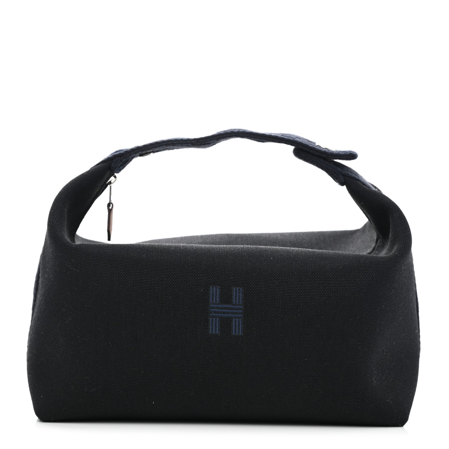 Hermes Canvas Large Bride-A-Brac Pouch Bleu Nuit 1 of 9