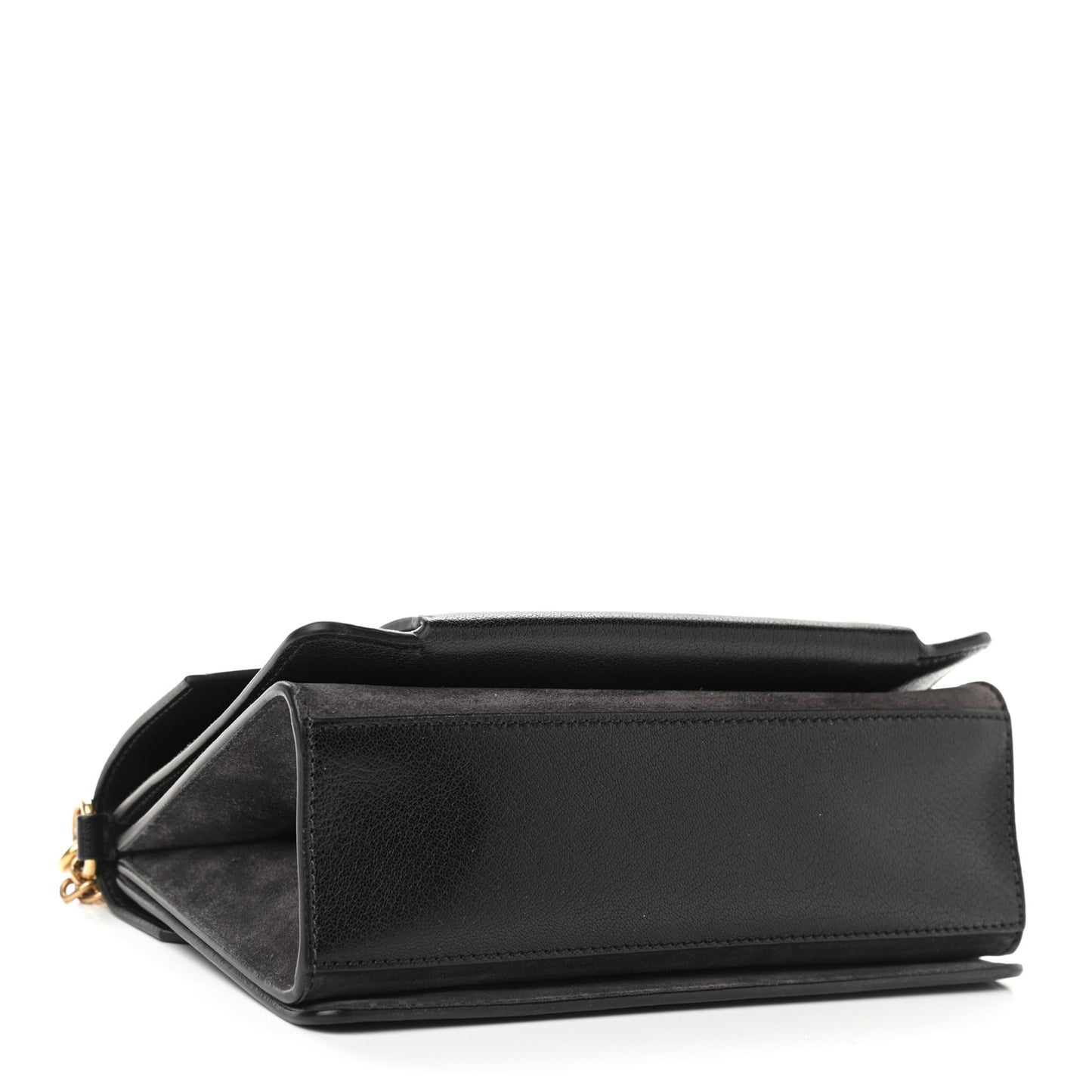 Goatskin Suede Small GV3 Shoulder Bag Black
