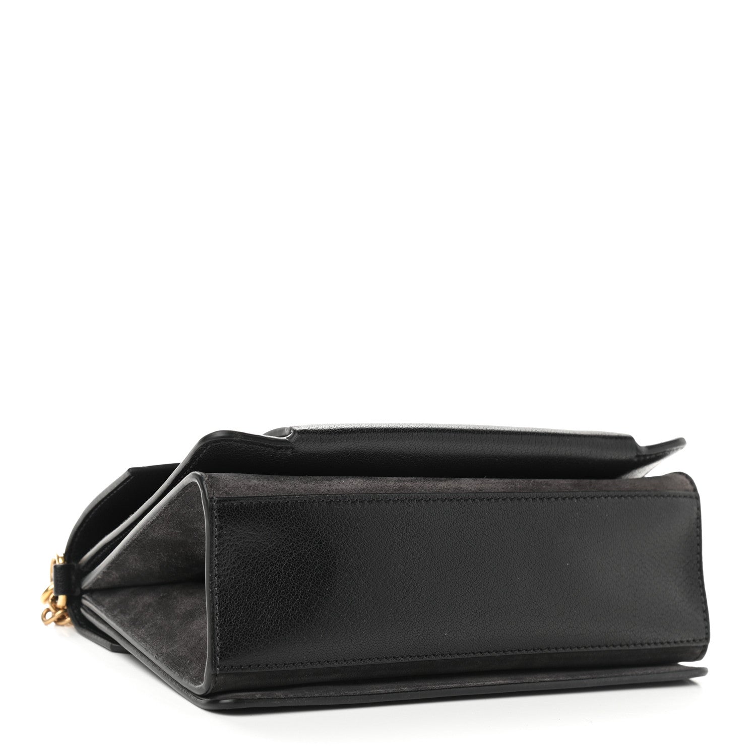 Givenchy Goatskin Suede Small GV3 Shoulder Bag Black 4 of 15