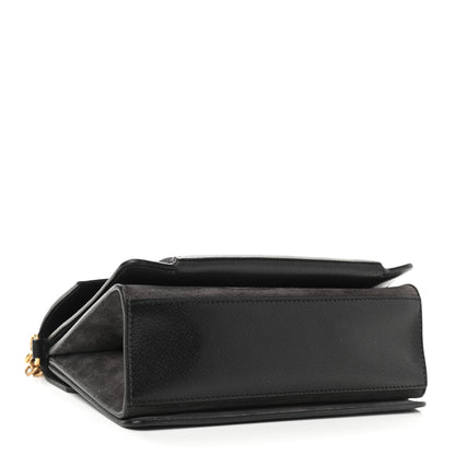 Givenchy Goatskin Suede Small GV3 Shoulder Bag Black 4 of 15
