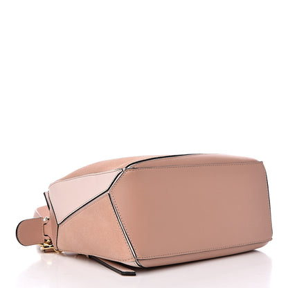 Loewe Calfskin Suede Small Puzzle Bag Blush 4 of 9