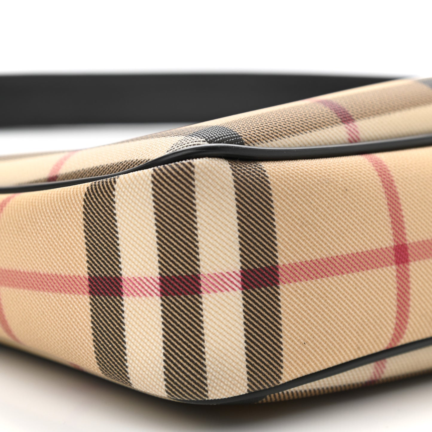 House Check Large Pochette Black