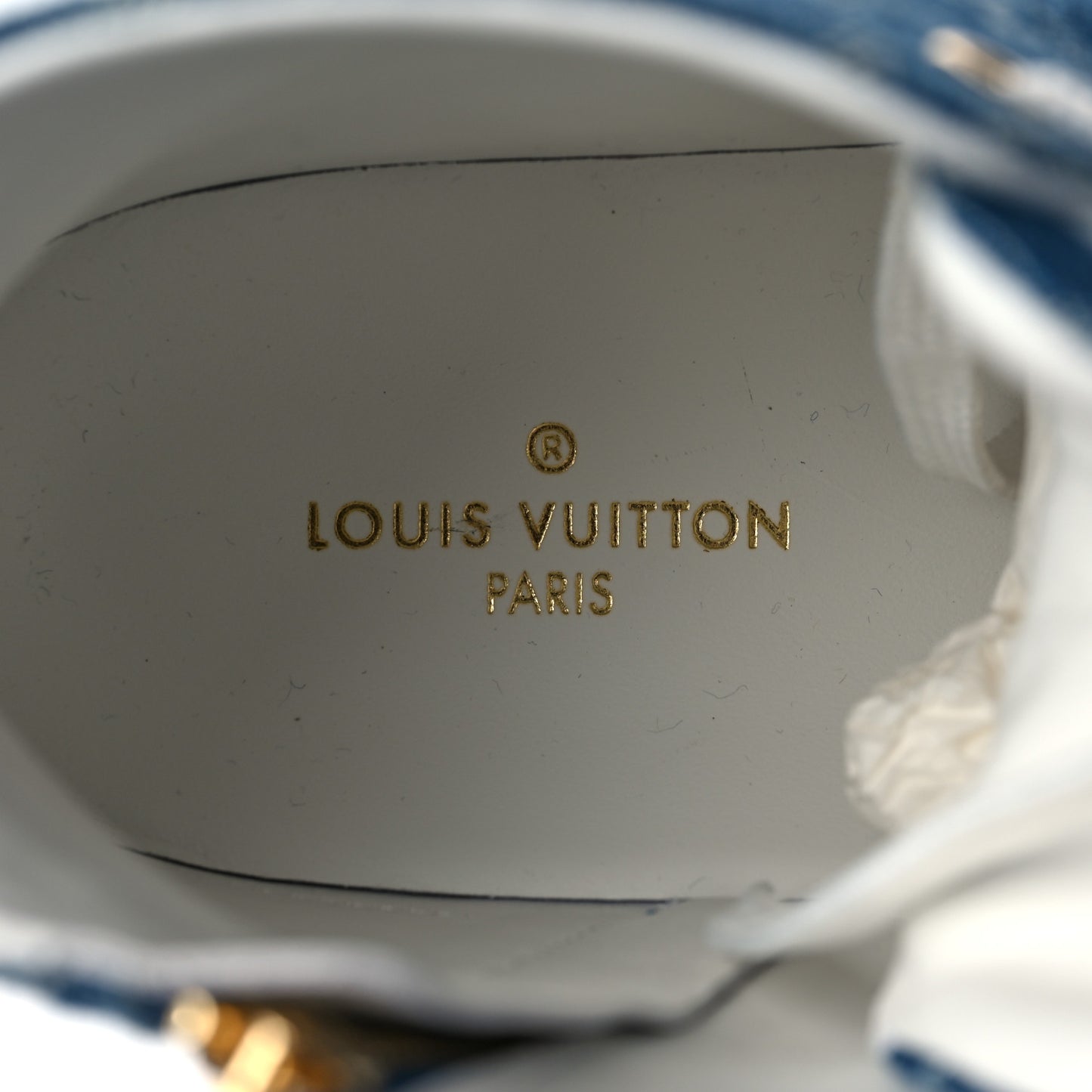 Denim Monogram Stellar Sneaker Boots 40 Bleu Jeans Blue