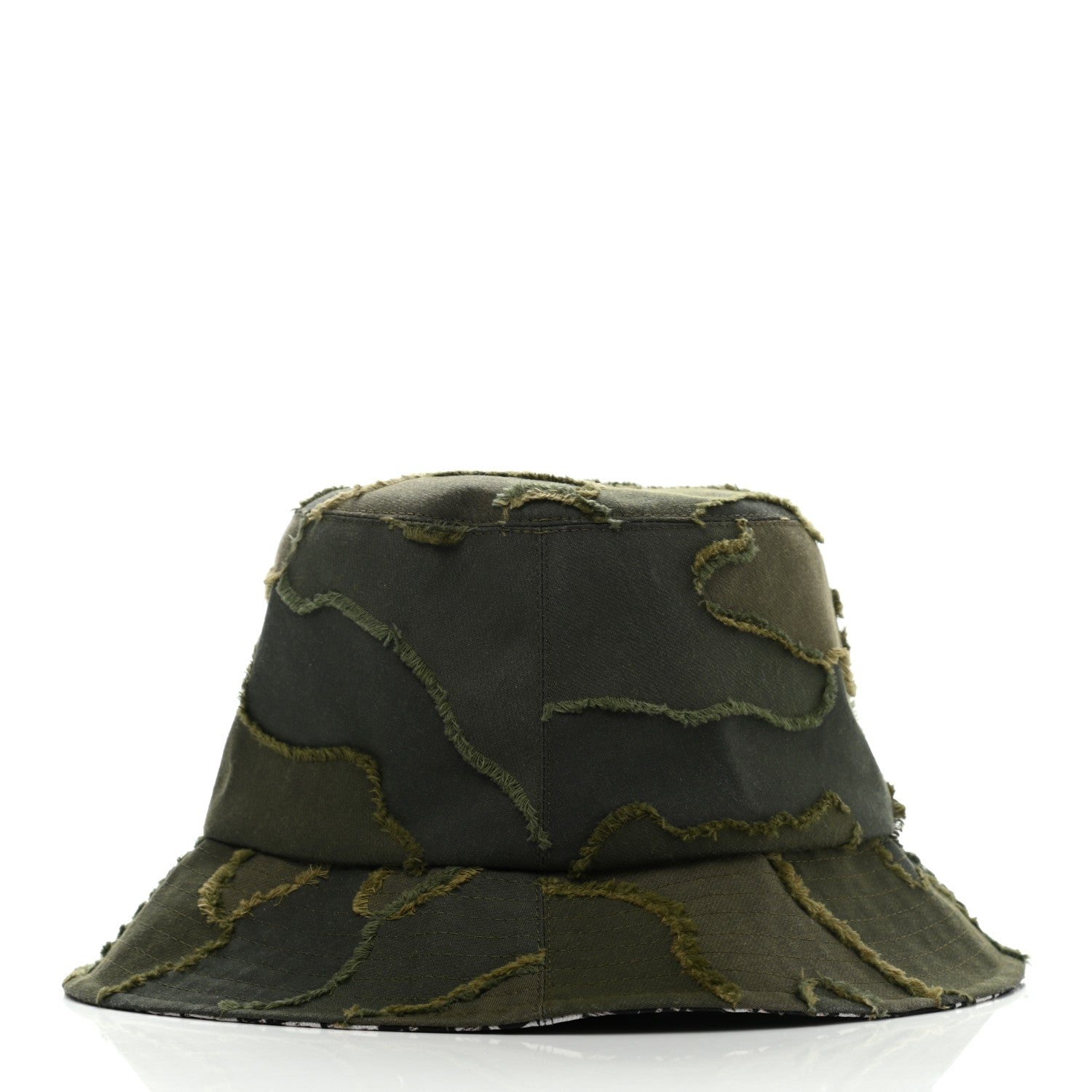 Christian Dior Camouflage Logo Bucket Hat 58 Green 6 of 9