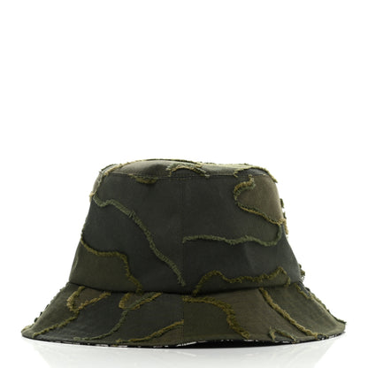 Christian Dior Camouflage Logo Bucket Hat 58 Green 6 of 9