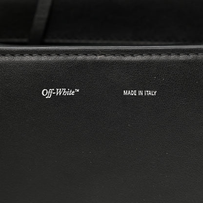 Off-White Calfskin Binder Clip Bag So Black 6 of 10