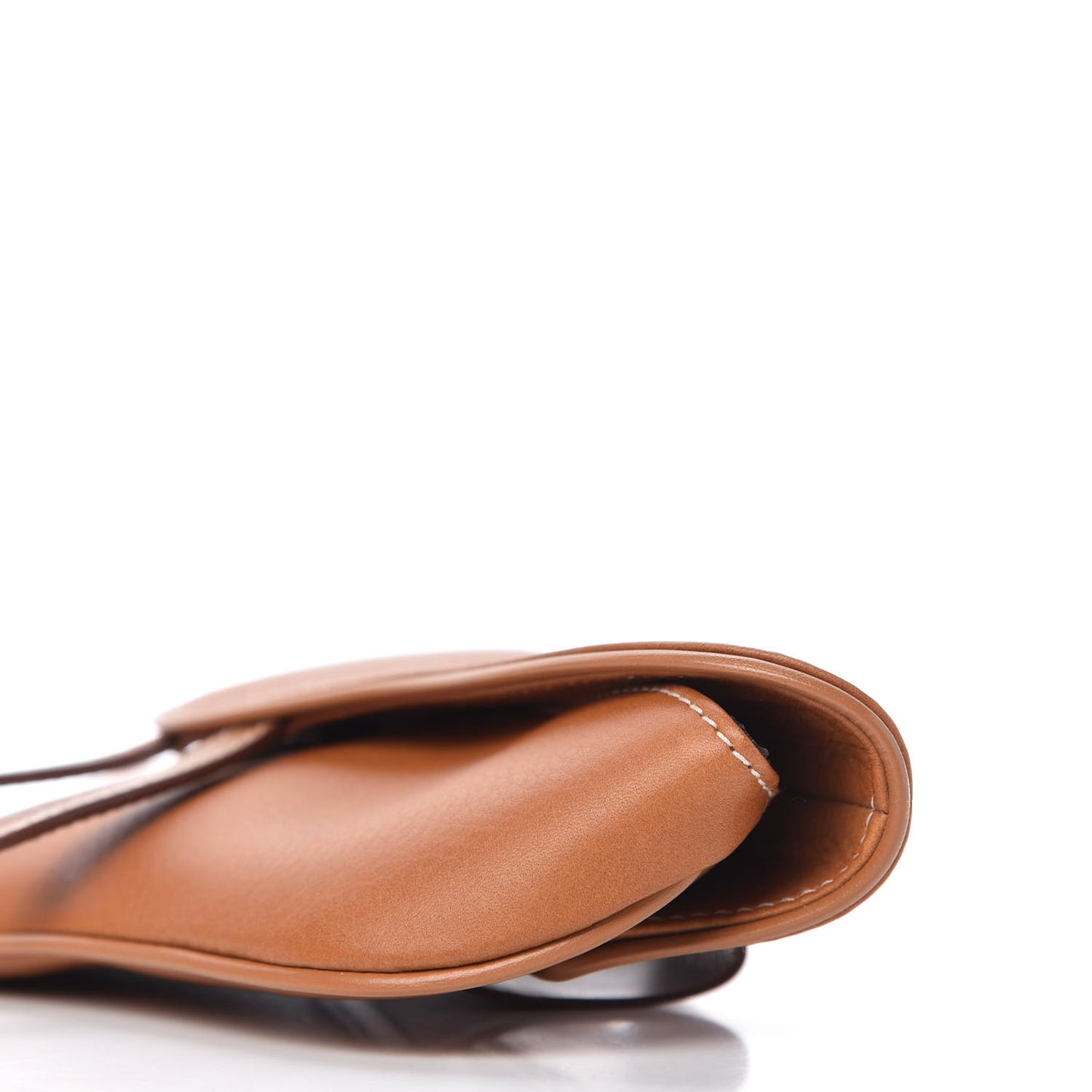 Calfskin Saddle Belt Bag Tan