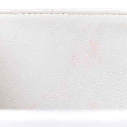 Chanel Caviar Quilted Medium Double Flap White 12 of 14