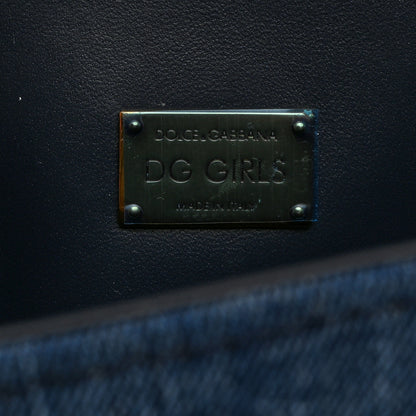 Dolce & Gabbana Denim DG Girls Shoulder Bag Blue 6 of 9