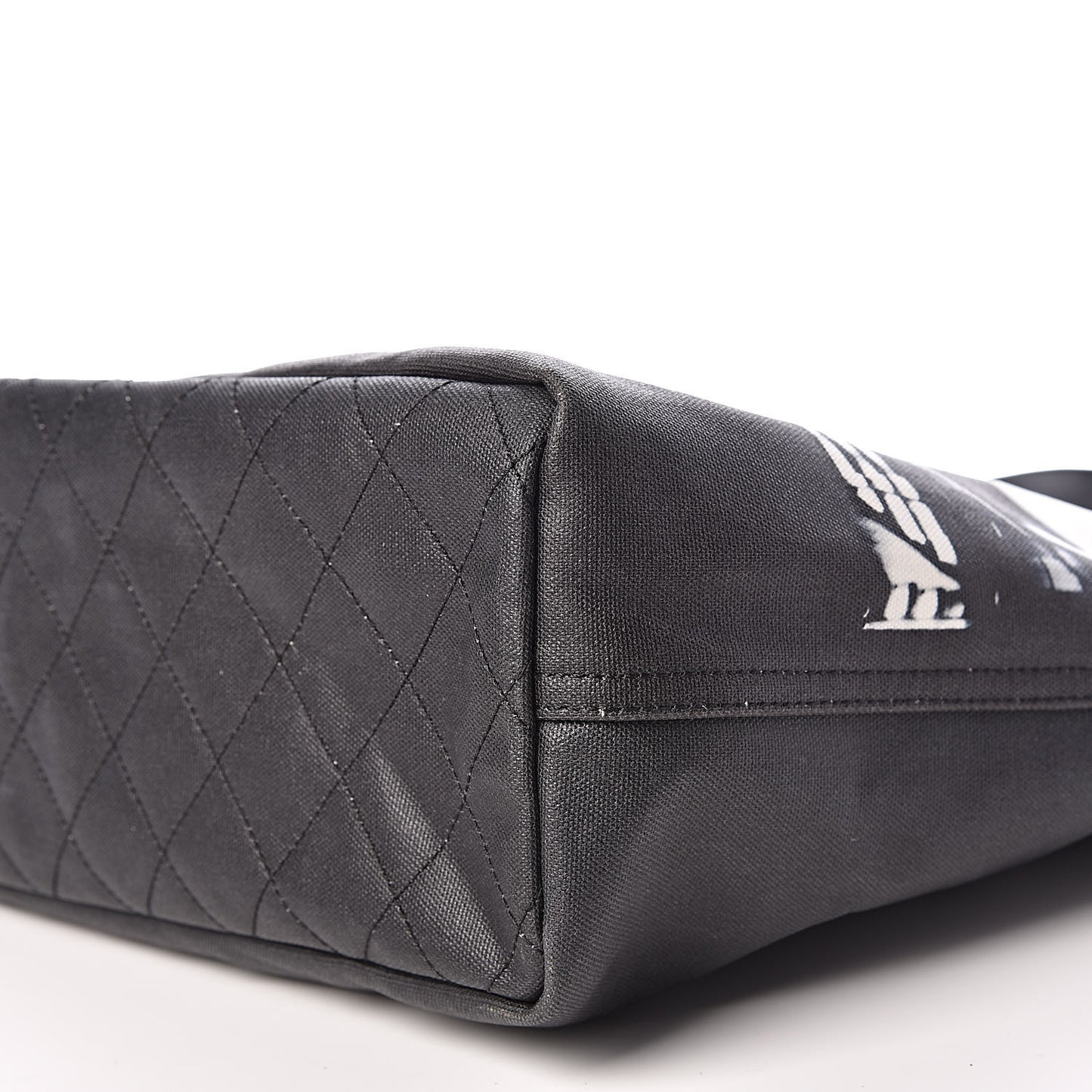 Canvas Karl Lagerfeld Mobile Art Tote Black