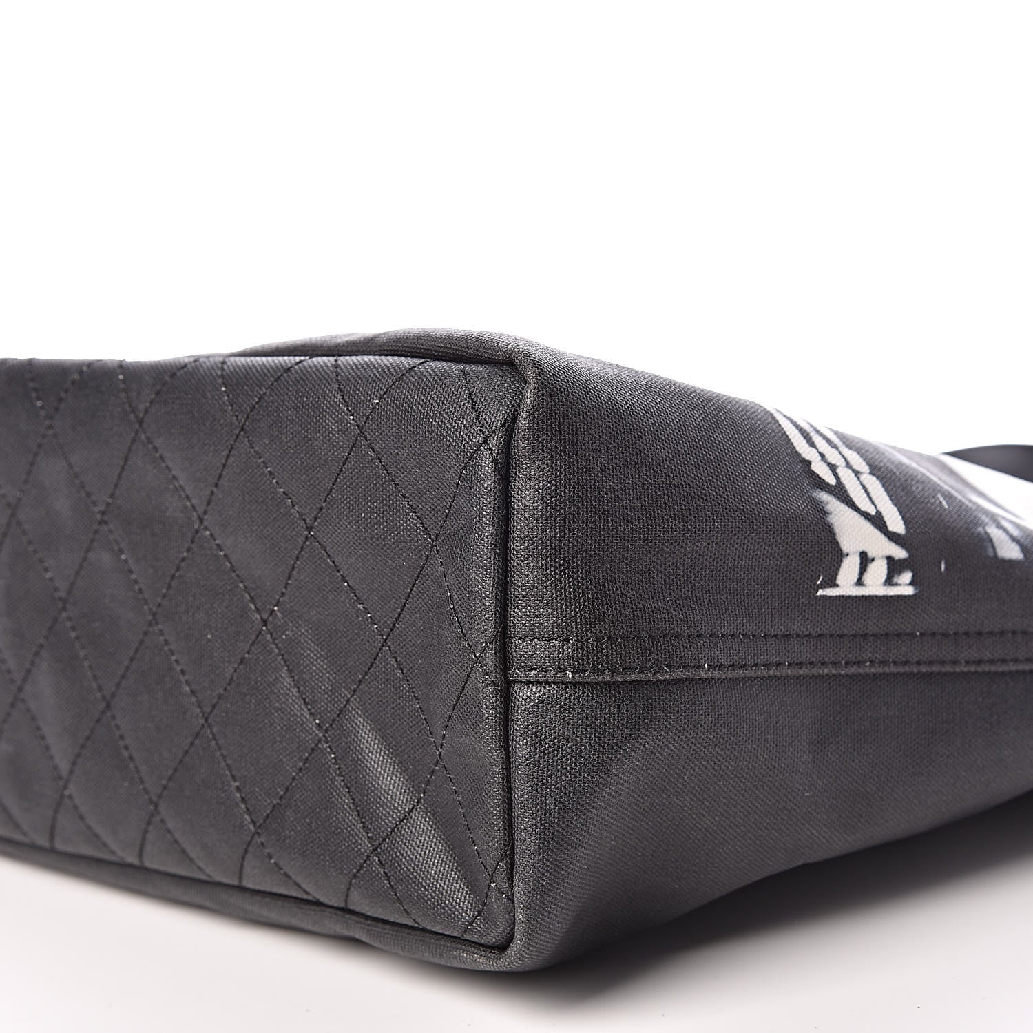 Chanel Canvas Karl Lagerfeld Mobile Art Tote Black 9 of 10